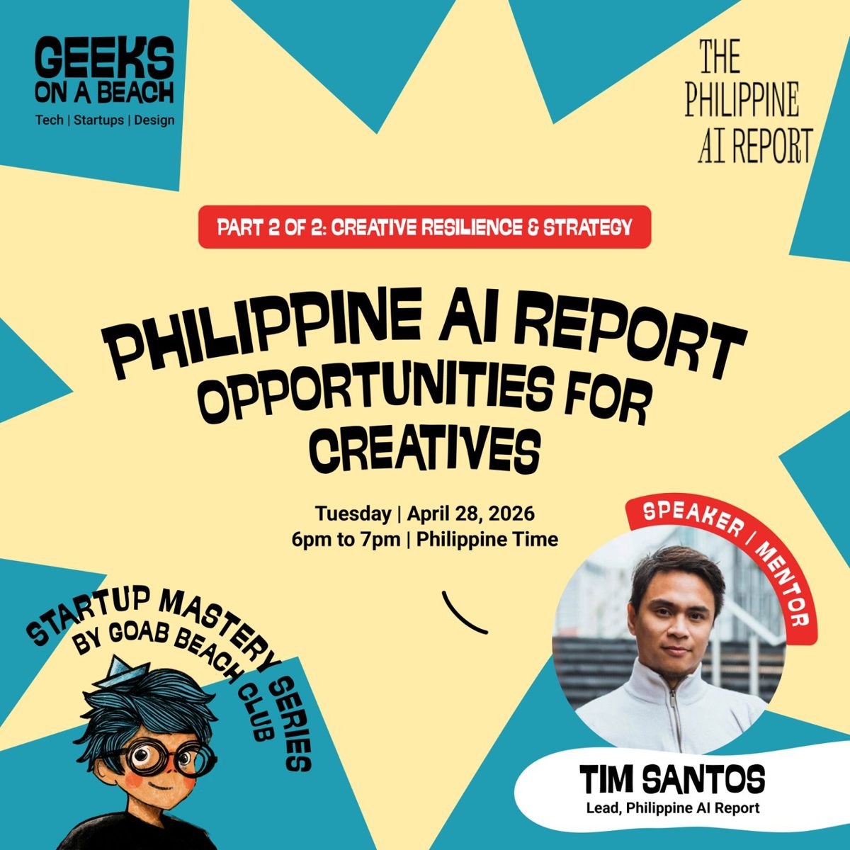 Philippine AI Report Part 2 event poster